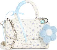 Madden Girl Daisy Charm Top Handle Crossbody Bag