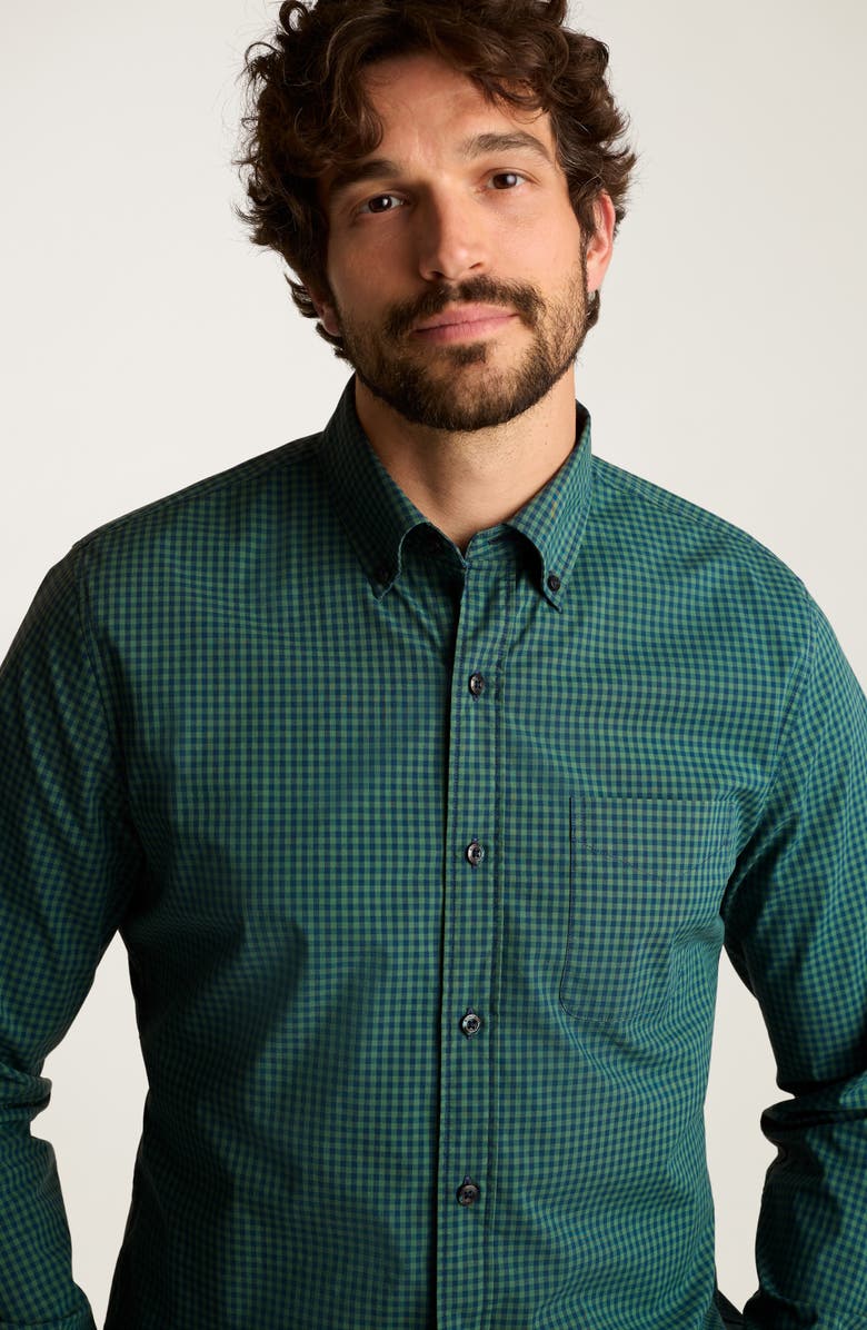 Bonobos Everyday Stretch Cotton Button-Down Shirt, Alternate, color, Raliegh Gingham C48