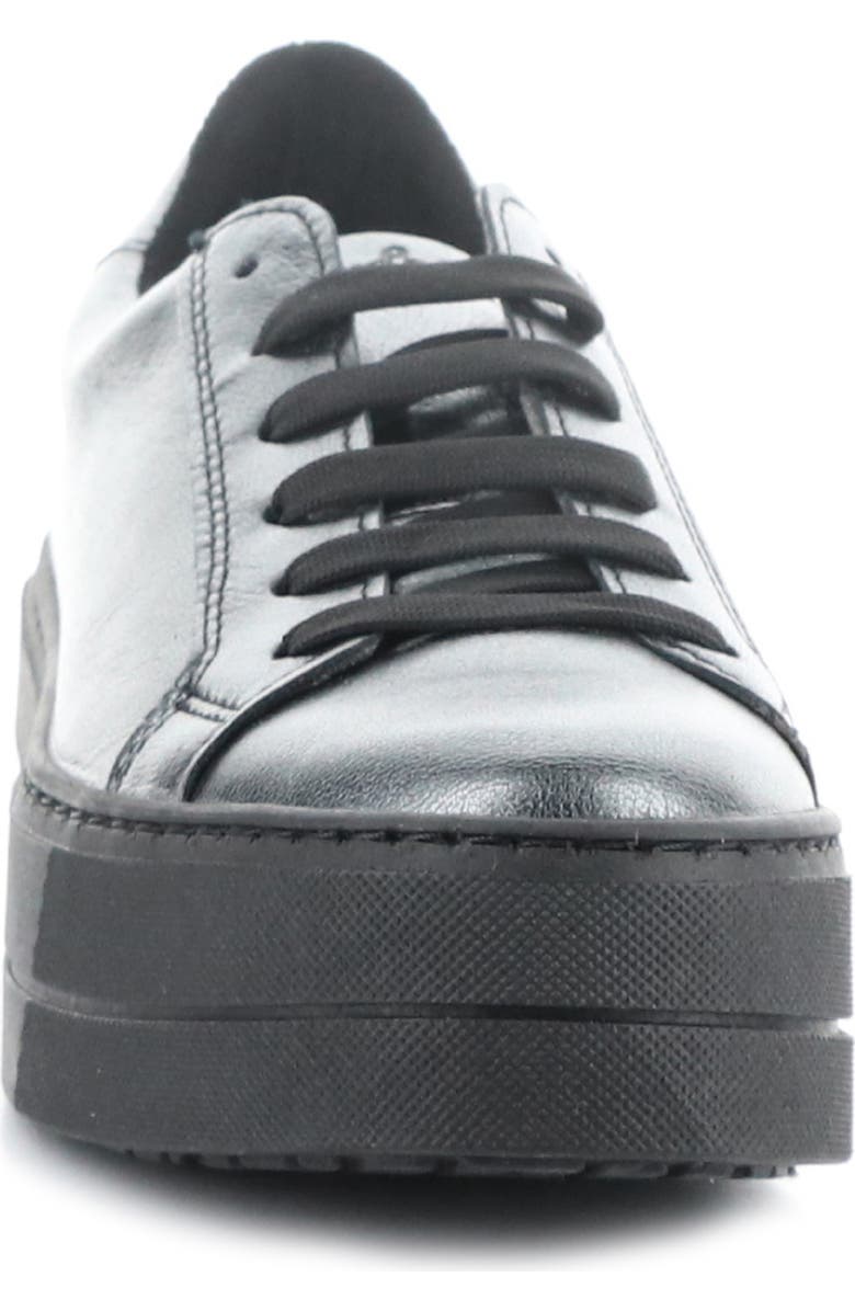 Bos. & Co. Maya Platform Sneaker, Alternate, color, Carbon Metallic Leather