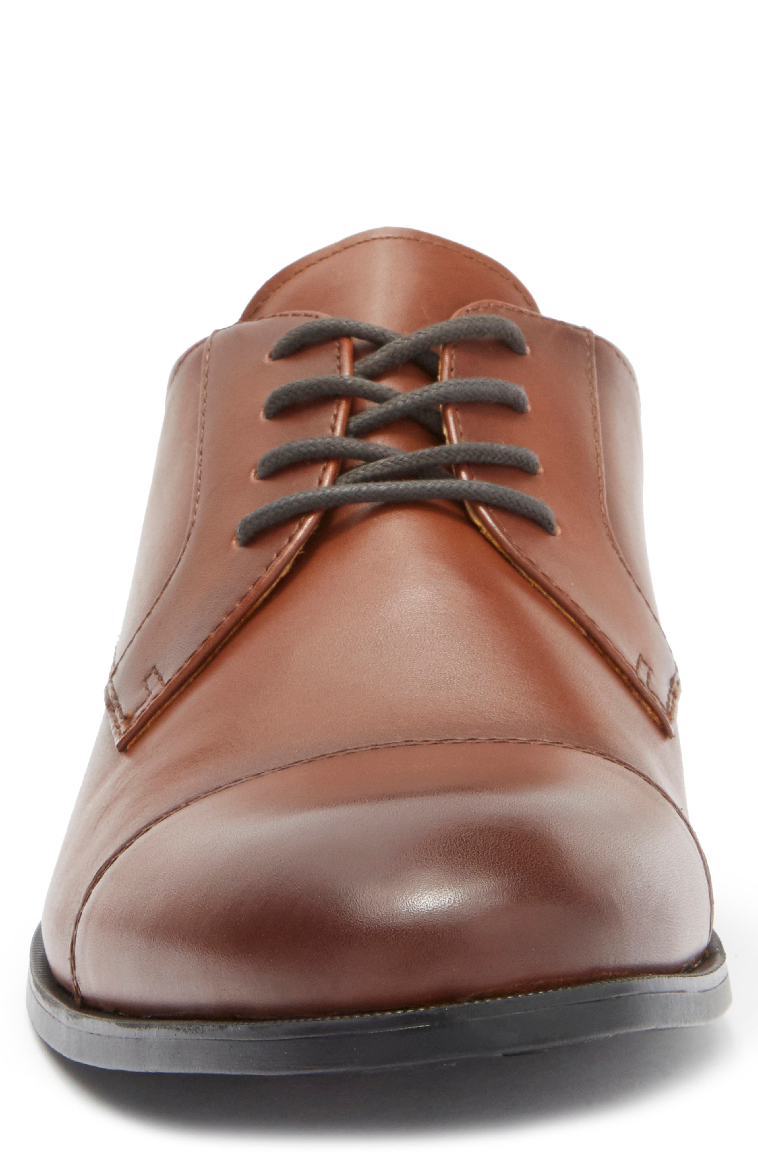 Steve Madden Islin Cap Toe Derby, Alternate, color, Cognac