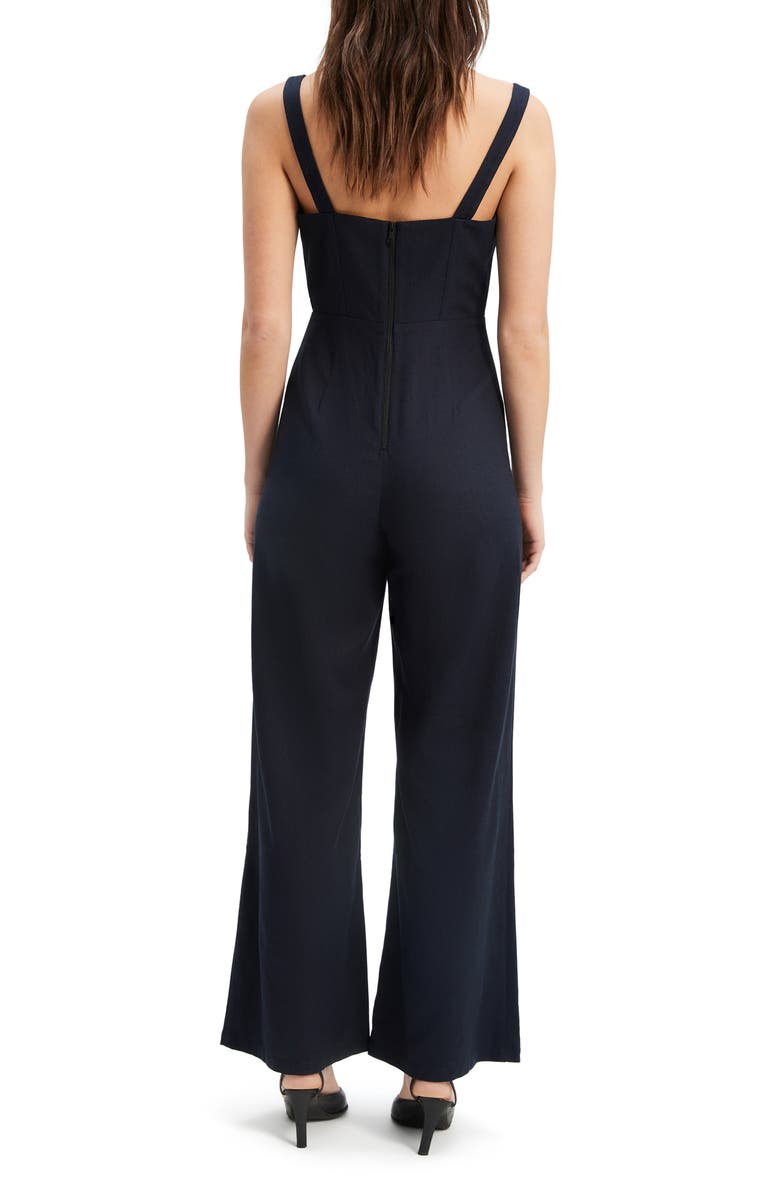 Bardot Baela Corset Jumpsuit, Alternate, color,