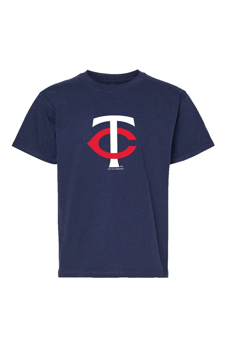 SOFT AS A GRAPE Youth Soft as a Grape  Navy/Gray Minnesota Twins Two-Pack T-Shirt Set, Alternate, color, 