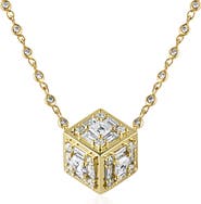Mindi Mond Clarity Dimensional Diamond Pendant Necklace