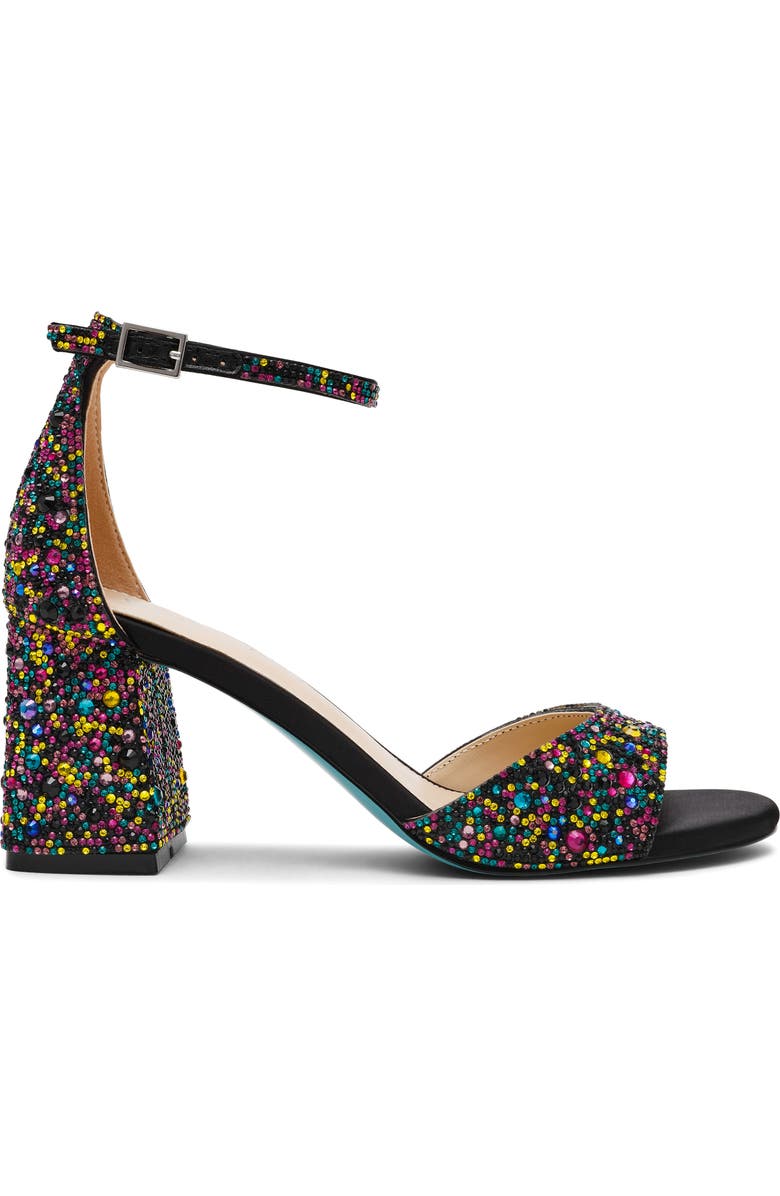 Betsey Johnson Kami Sandal, Alternate, color, Black Multi