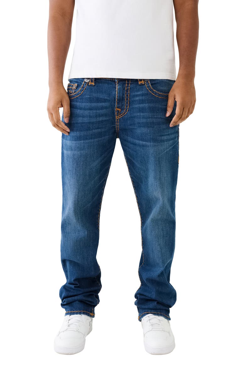 Ricky Super T Straight Leg Jeans, Main, color, DIVER DARK