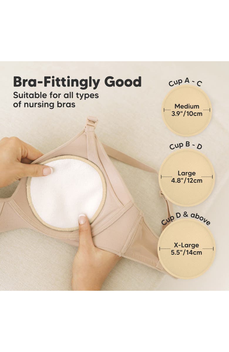 KeaBabies Soothe Nursing Pads, Alternate, color, Bare Beige
