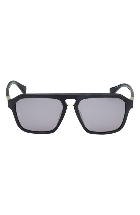 56mm Pilot Sunglasses