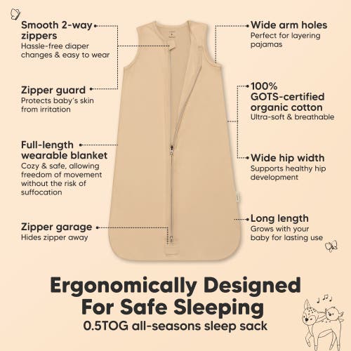 Keababies 2-pack Snooze Sleep Sacks In Toasty