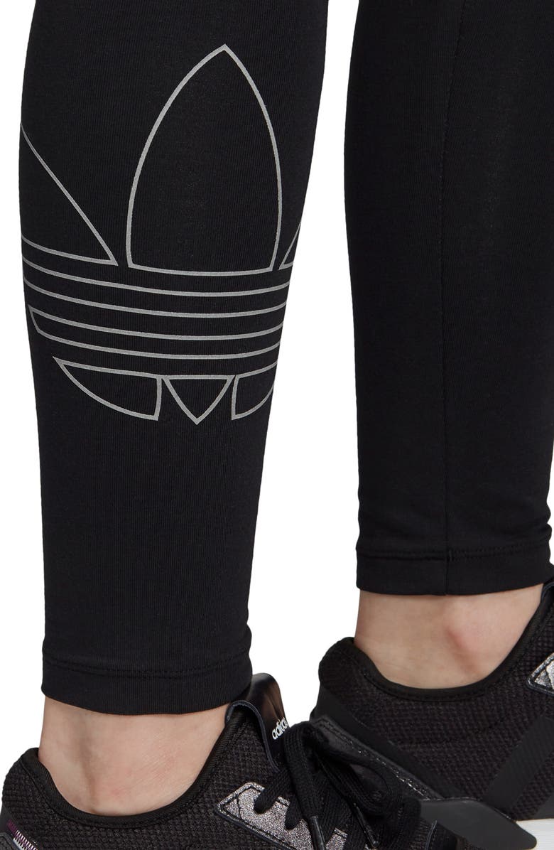adidas Originals Trefoil Tights, Alternate, color, 