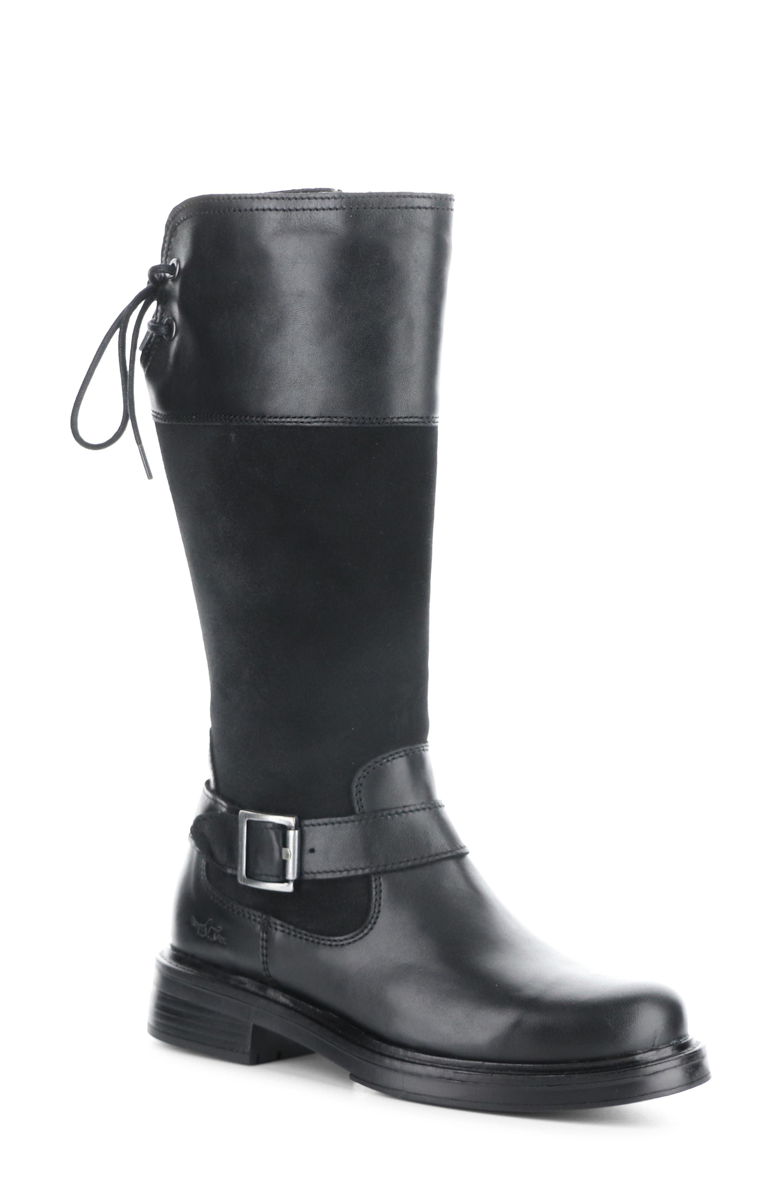 Bos. & Co. Mateo Waterproof Knee High Boot, Main, color, Black