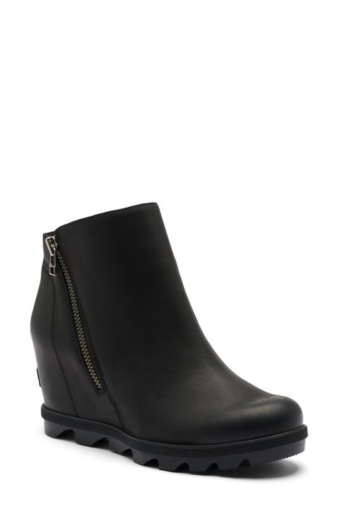 Joan Rhapsody Zip Wedge Bootie