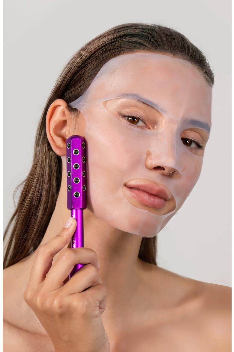 At-Home Uplifting Facial Set USD $99 Value, Alternate, color, PURPLE/ WHITE/ BLACK