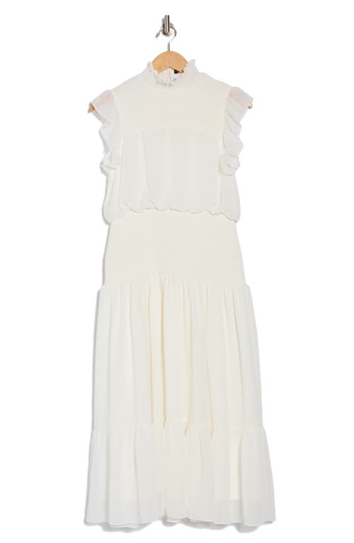 Area Stars Smocked Flutter Sleeve Dress
