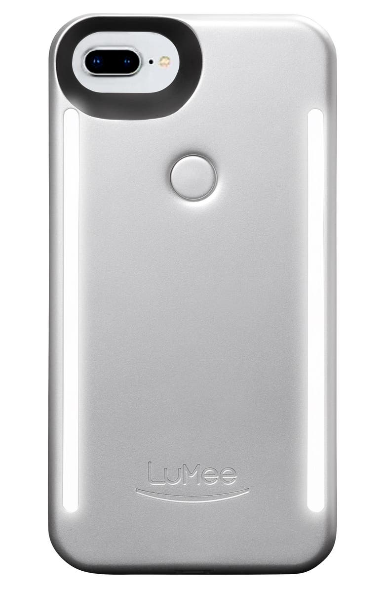 LuMee Duo LED Lighted iPhone 6/6s/7/8 & 6/6s/7/8 Plus Case, Alternate, color, 