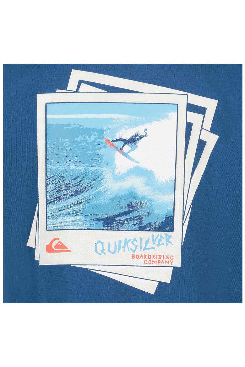 Kids' Surf Snapshot T-Shirt, Alternate, color, BLUE CORAL
