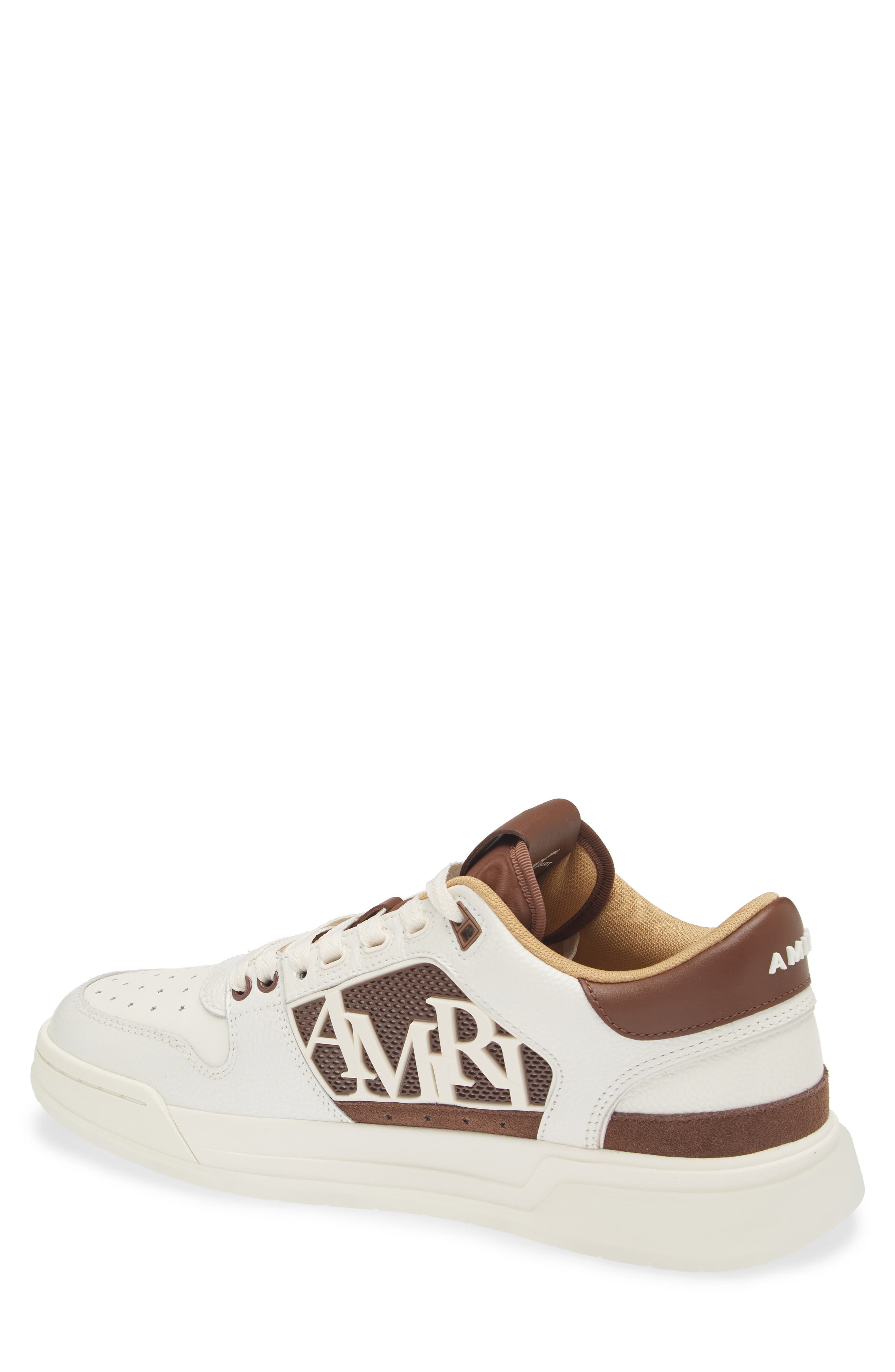 AMIRI Pebbled Classic Low Top Sneaker, Alternate, color, Tobacco