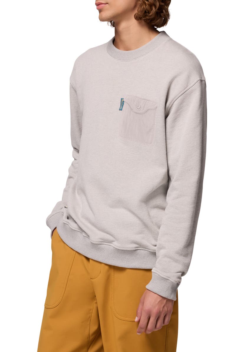 Columbia High Cascades French Terry Sweatshirt, Alternate, color, Dark Stone 278