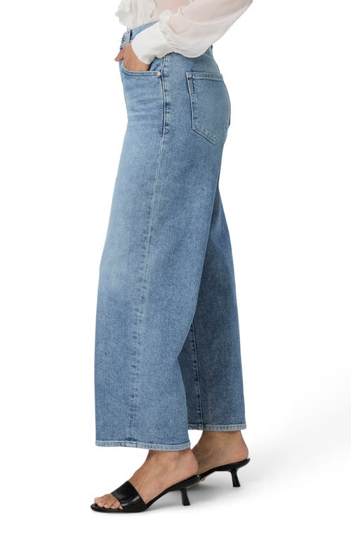 Paige Cameron High Waist Ankle Wide Leg Jeans In Khristen Distressed