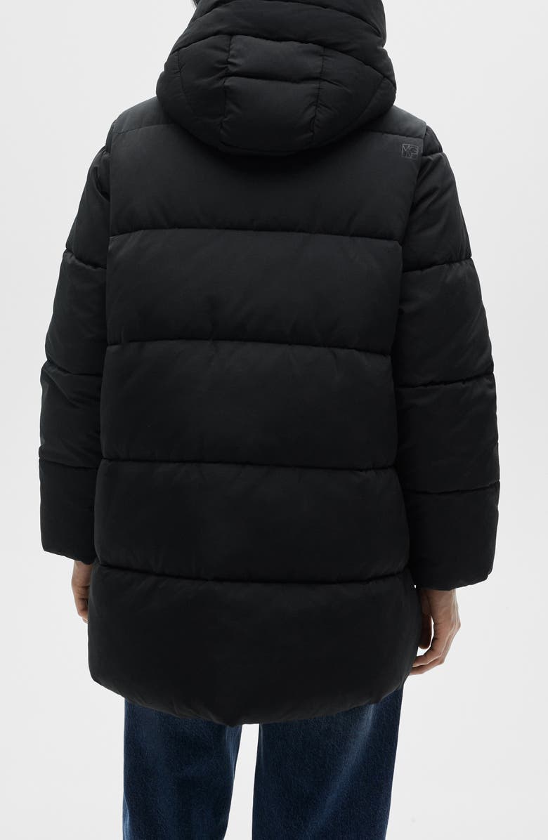 MANGO Quilted Hooded Puffer Coat, Alternate, color,