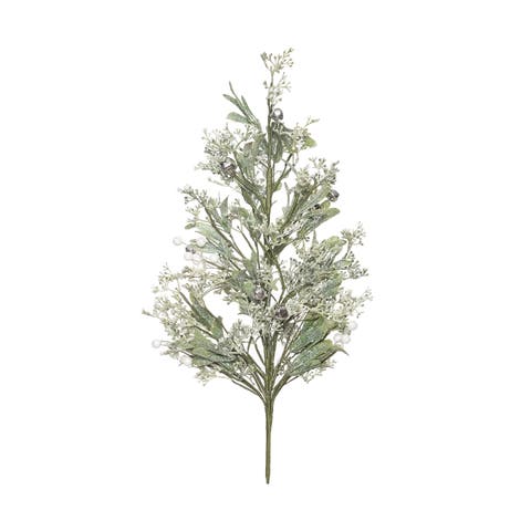 Green Artificial Christmas Tree on Stand for Tabletop Decor