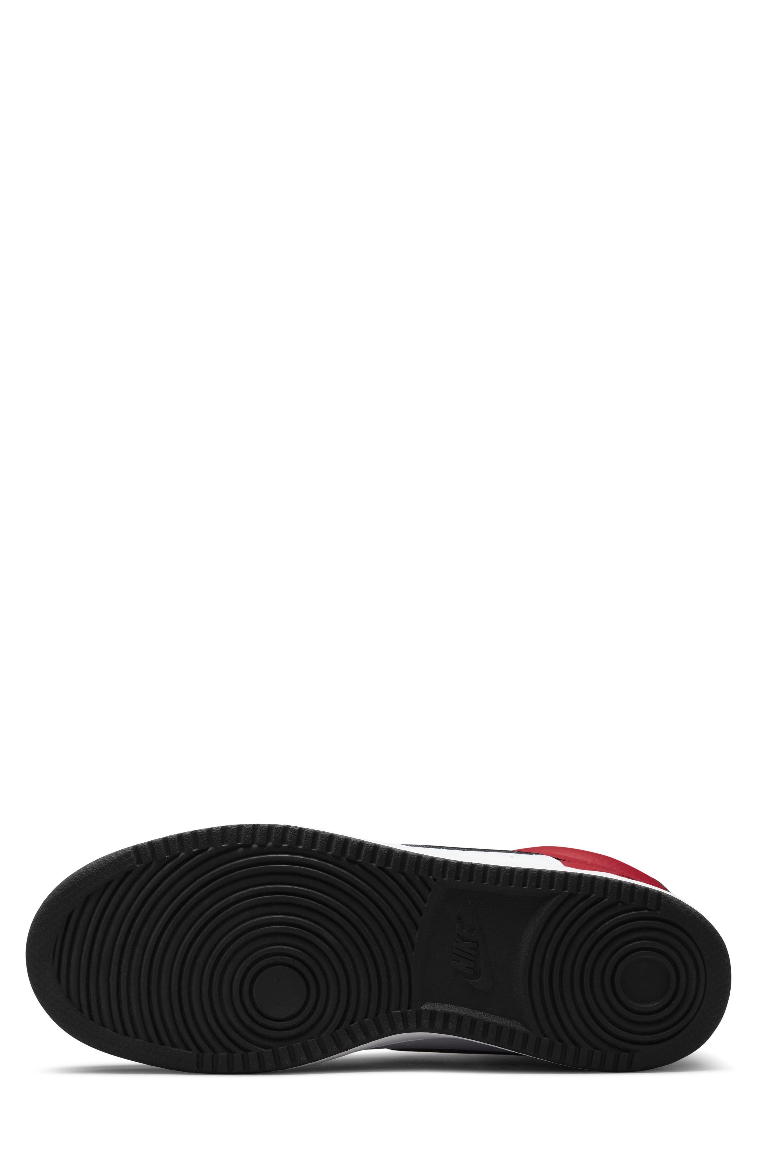 Nike Court Vision Mid Sneaker, Alternate, color, Red/ Black/ White
