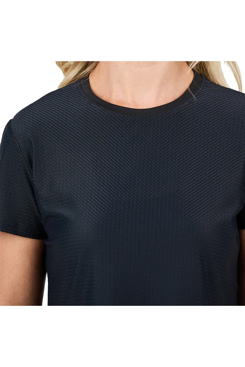 Staples Mesh Short Sleeve Womens Tennis Shirt, Alternate, color, Black