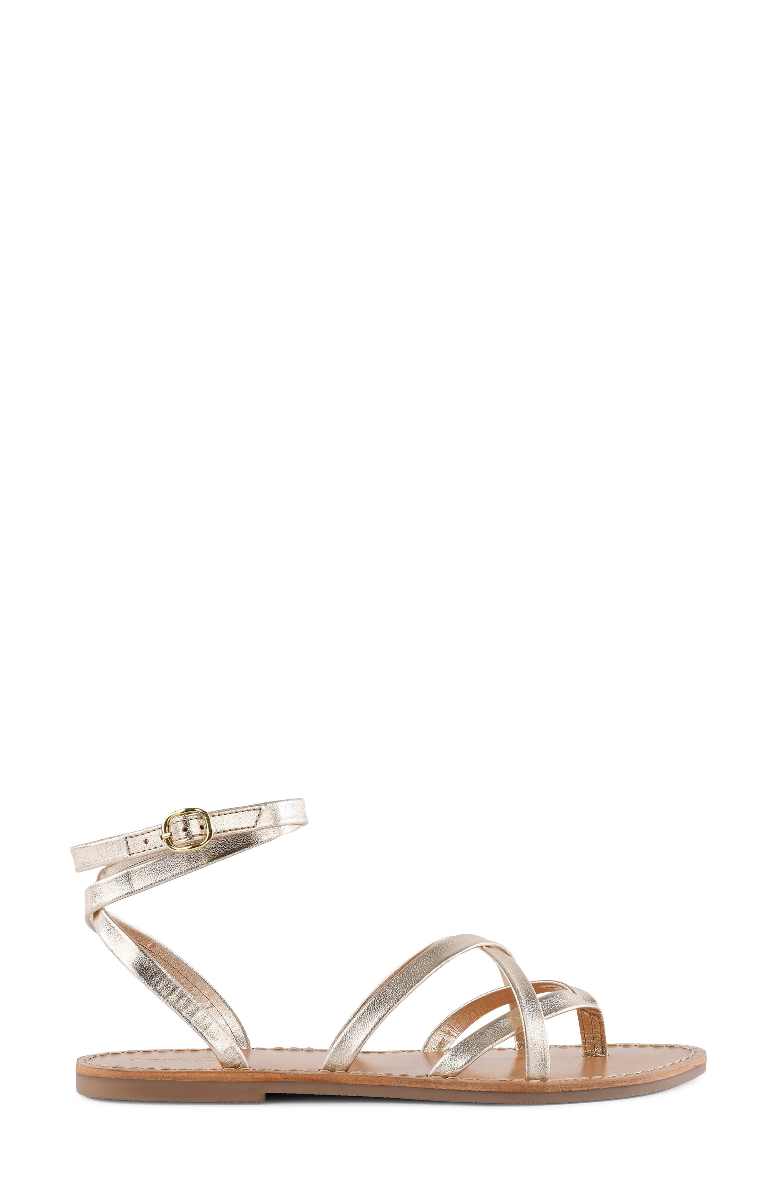 Happy Go Lucky Sandal, Alternate, color, GOLD