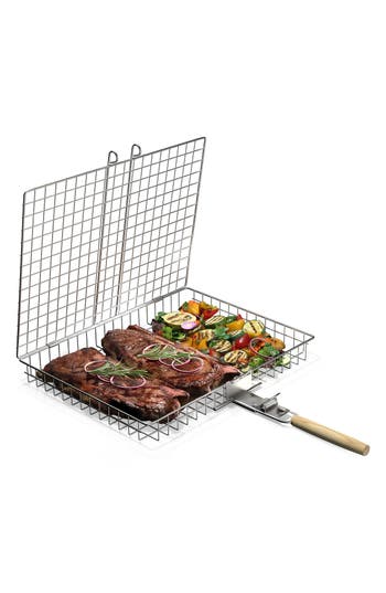 SORBUS Set of 2 Large Folding Grilling Baskets in Black at Nordstrom Rack