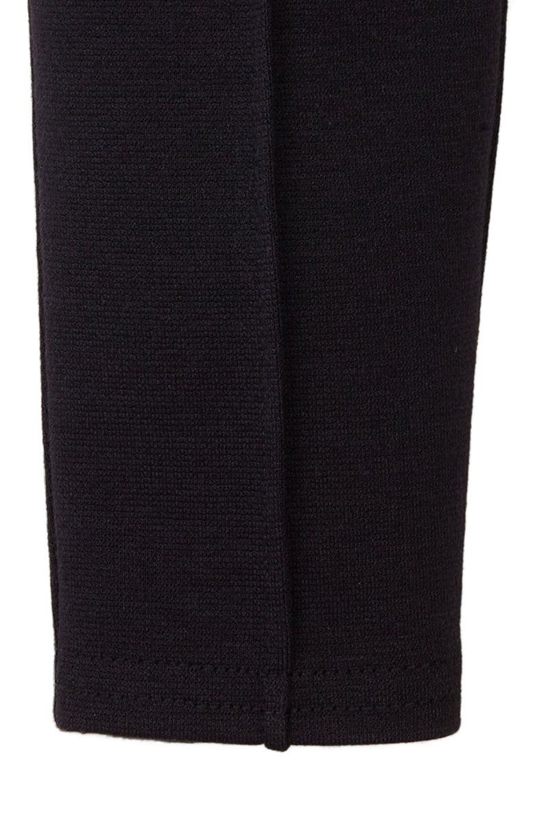 Hope & Henry Baby Girls' Pintuck Ponte Pant, Infant, Alternate, color, Black Pintuck