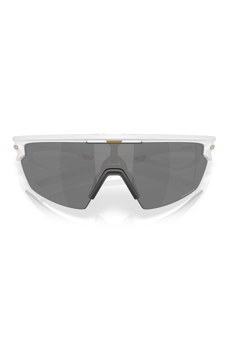 Prizm™ Road Sport 36mm Rectangular Sunglasses, Alternate, color, MATTE WHITE / PRIZM BLACK