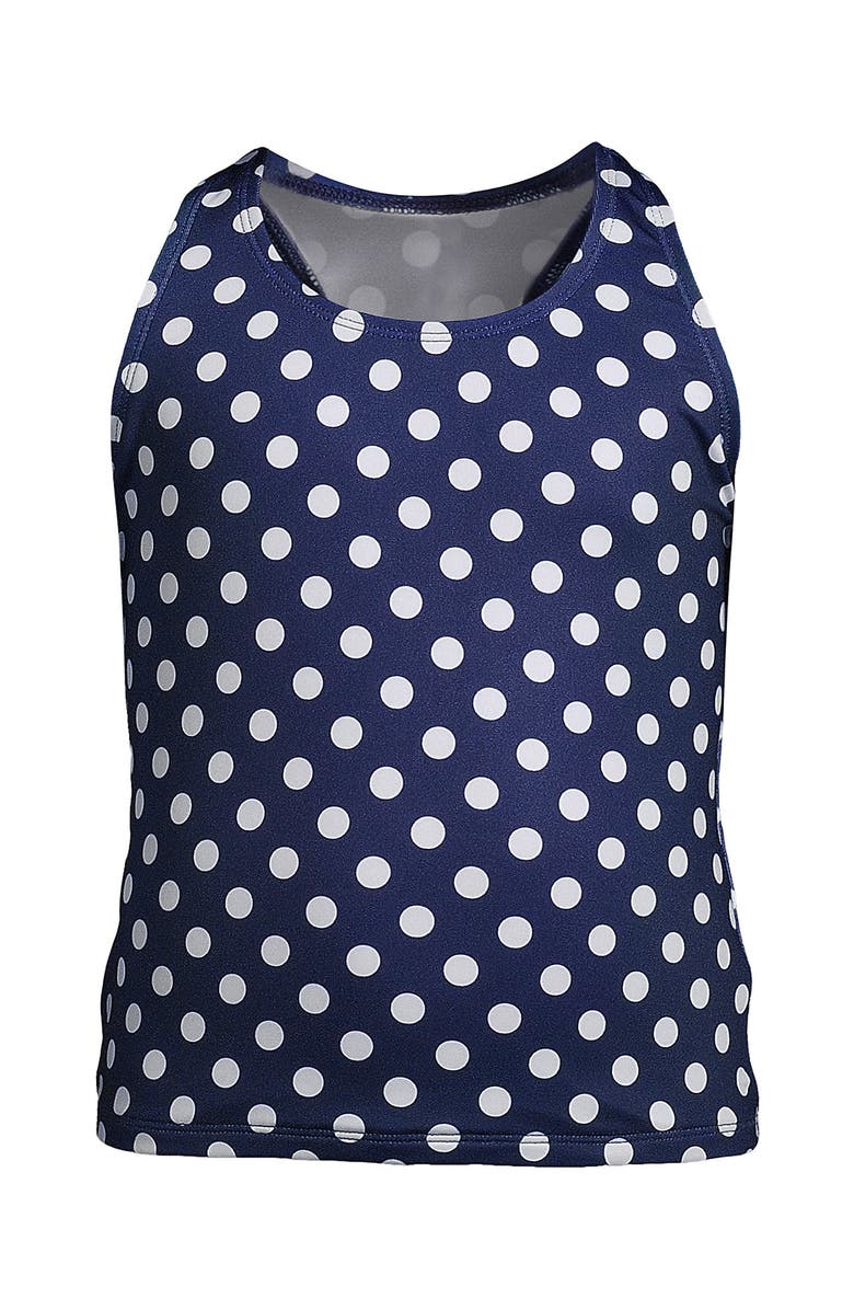 Lands' End Girls Tankini Swimsuit Top, Alternate, color, Americana Stars
