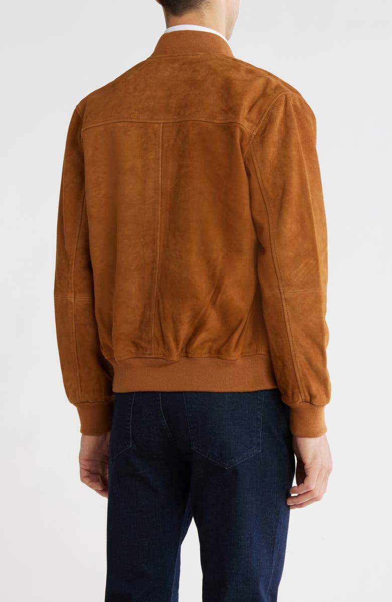 Rodd & Gunn Men's Kites Creek Suede Bomber Jacket, Alternate, color,