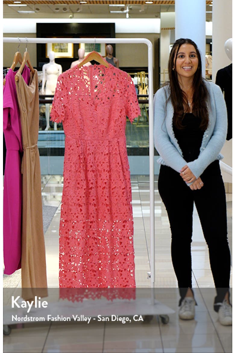 Allover Lace Midi Dress video