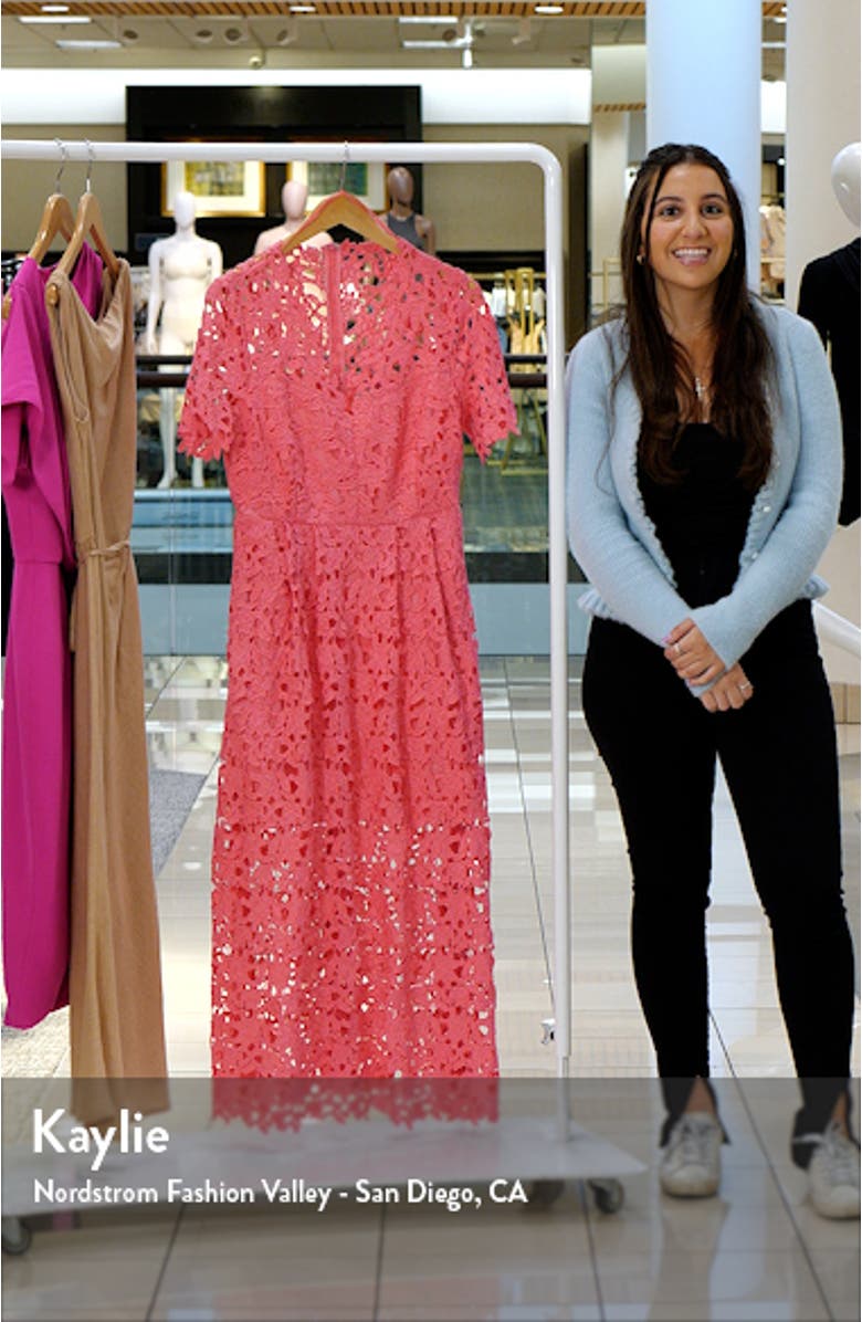 Allover Lace Midi Dress, sales video thumbnail