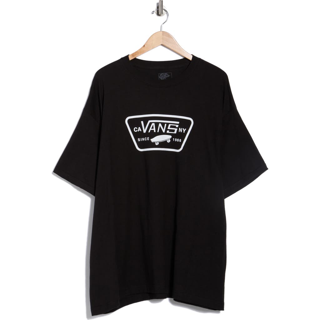 Vans Logo Graphic T-shirt In Black