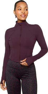 Fabletics Perfect Storm Cropped Train Jacket