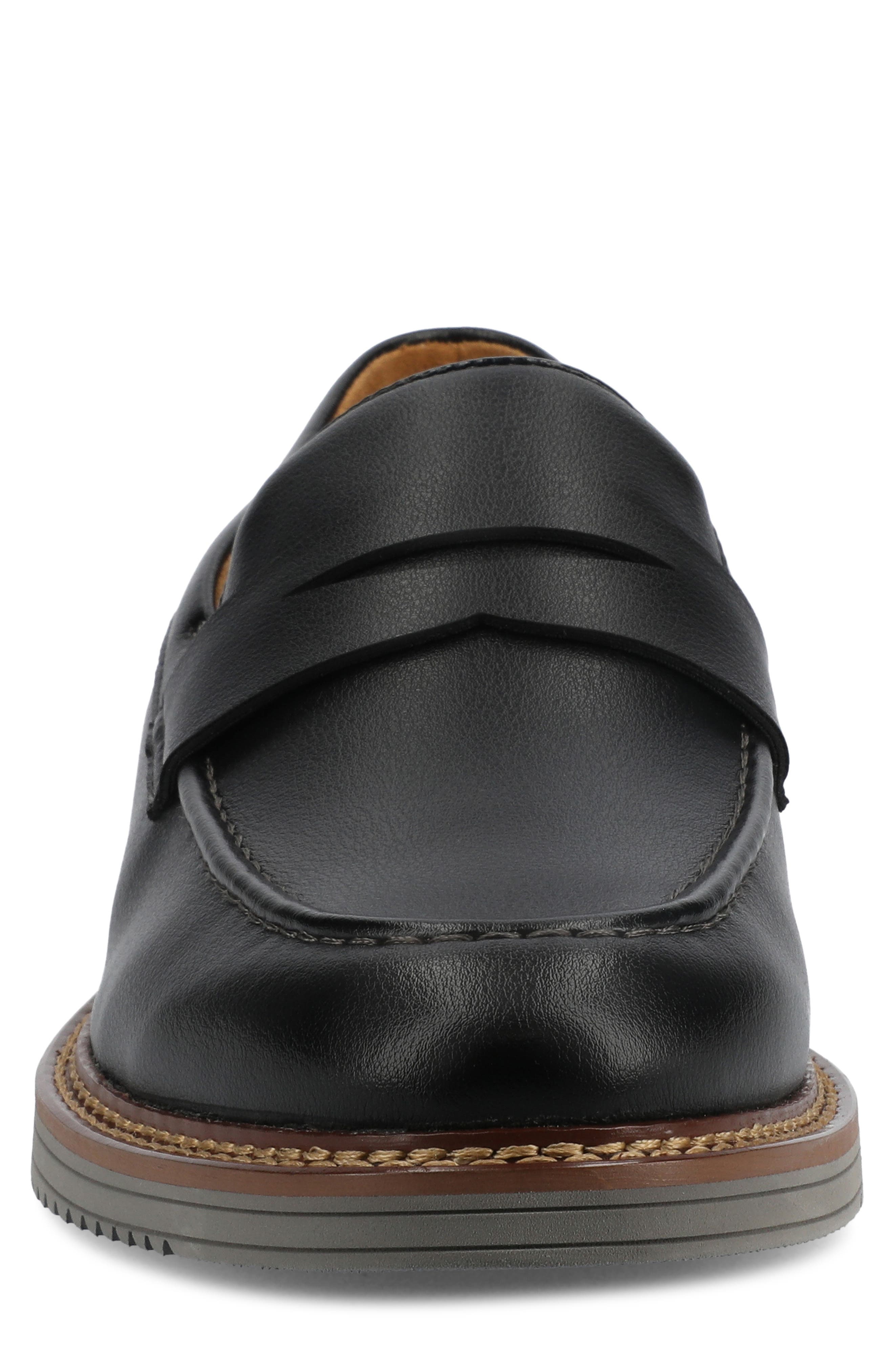 VANCE CO Princeton Penny Loafer, Alternate, color, Black