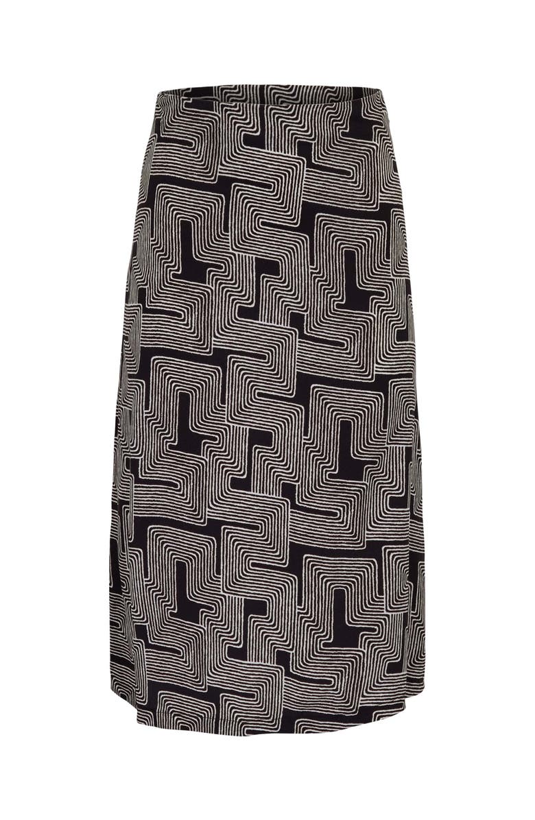 Lords of Harlech Inter Twine Womens Midi Skirt, Alternate, color, Inter Twine Black