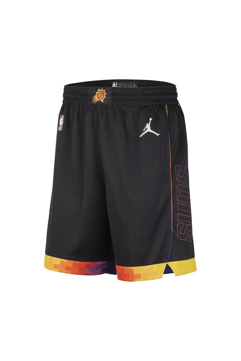 Men's Jordan Brand Black Phoenix Suns 2022/2023 Statement Edition Swingman Performance Shorts, Alternate, color, Black
