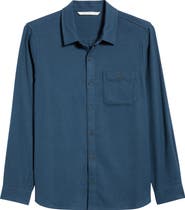 Free Fly SeaWool Flannel Button-Up Shirt