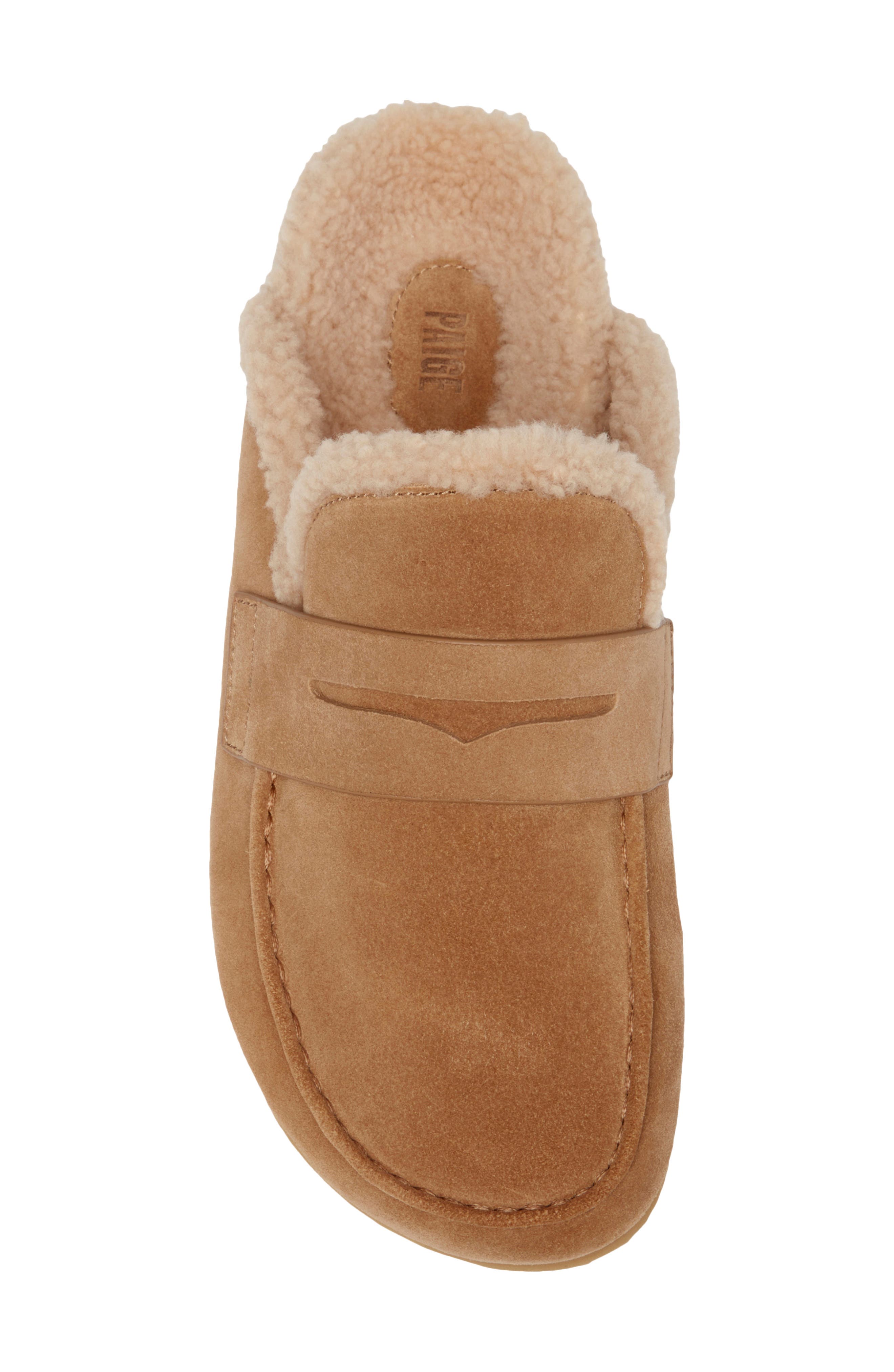 PAIGE Wynn Genuine Shearling Mule, Alternate, color, 