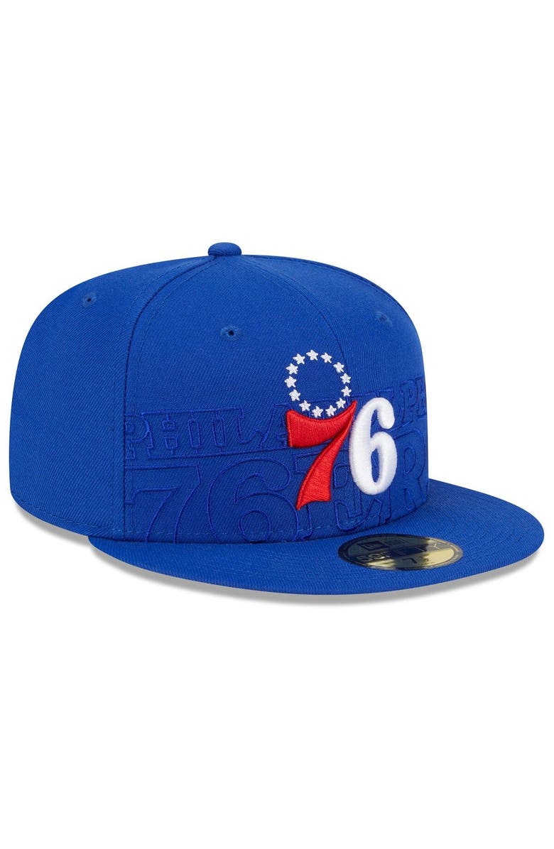 New Era Men's New Era Royal Philadelphia 76ers 2023 NBA Draft 59FIFTY Fitted Hat, Alternate, color,