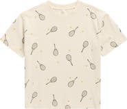 Rylee + Cru Kids' Relaxed Fit Racket Print T-Shirt
