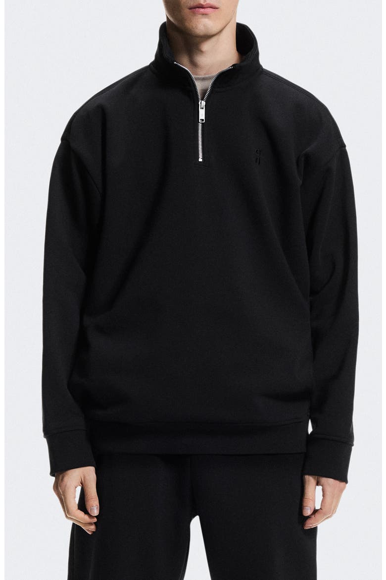 Club Collective Quarter Zip, Main, color, BLACK