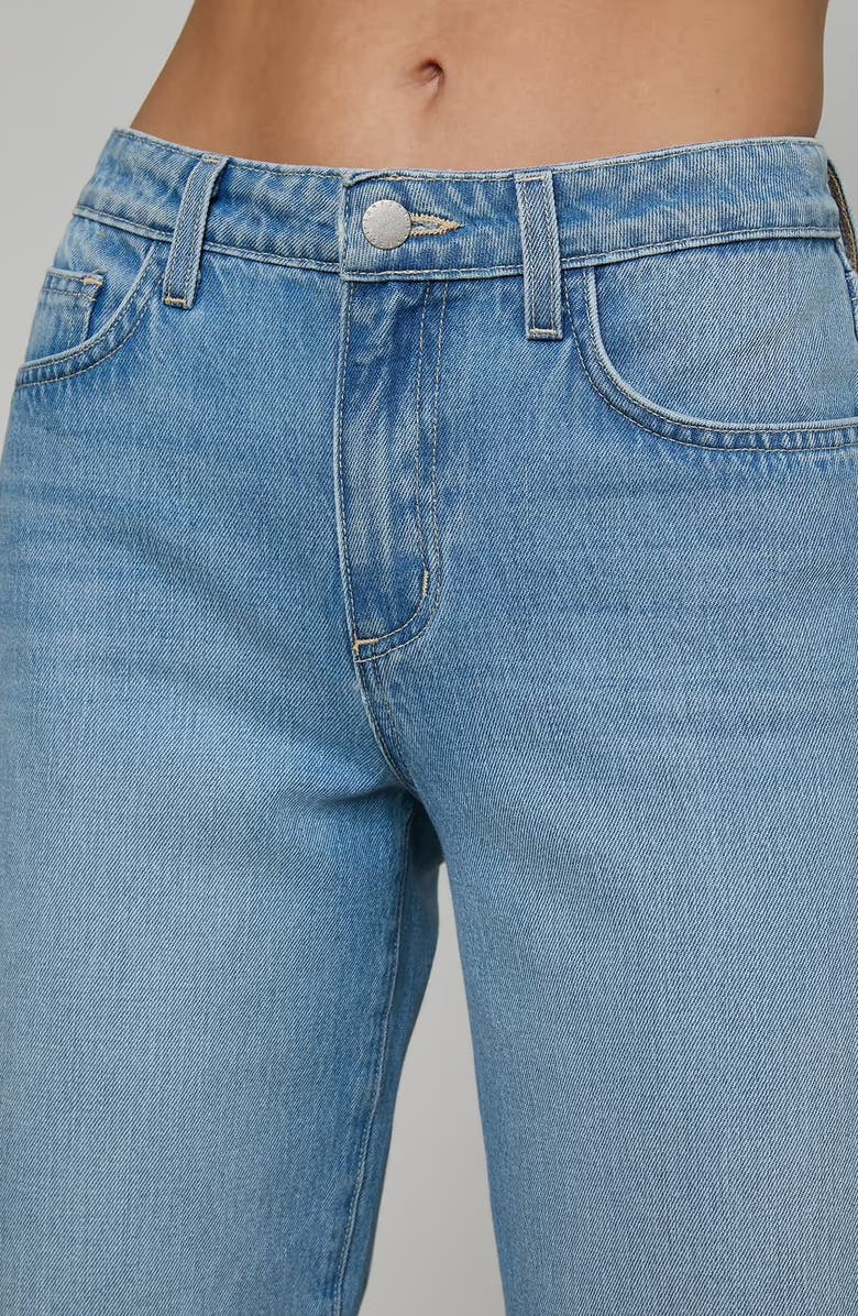 L'AGENCE Bex Slouch Rodeo Jeans, Alternate, color, Bellflower