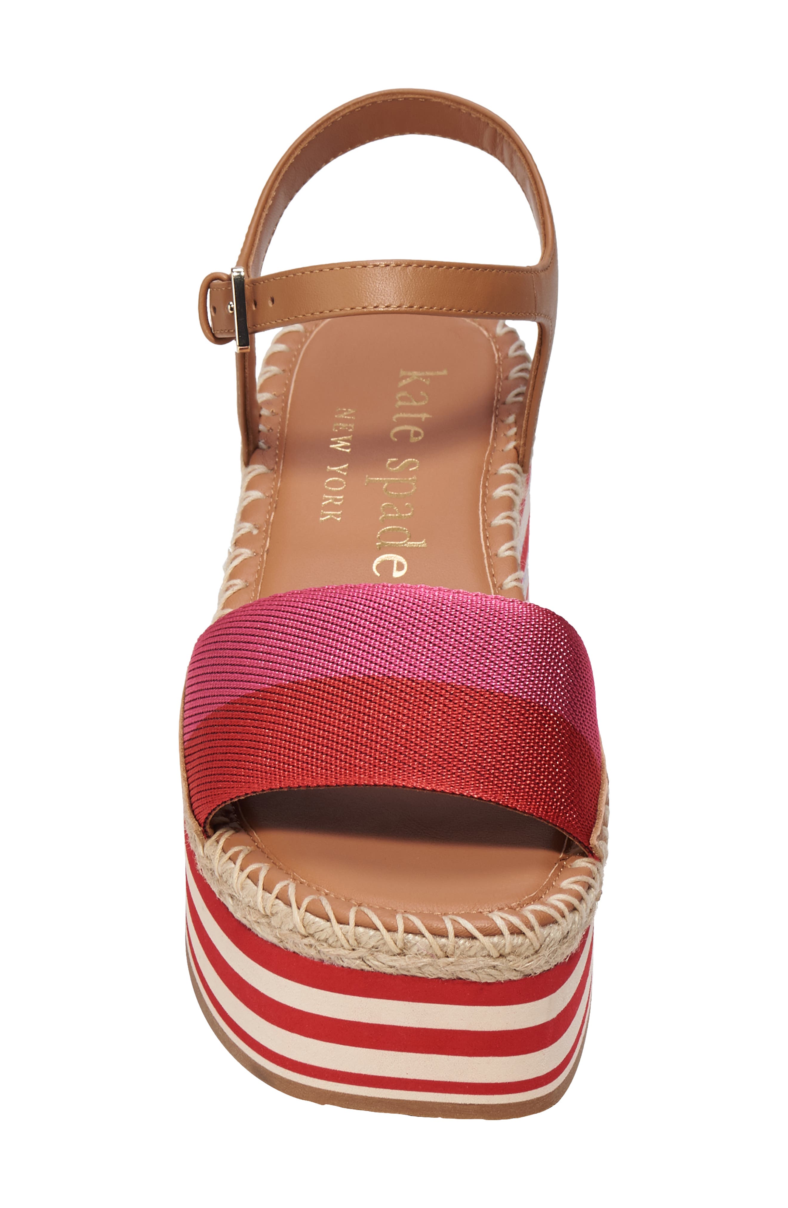 Kate Spade New York picnic platform sandal, Alternate, color, Festive Pink Multi