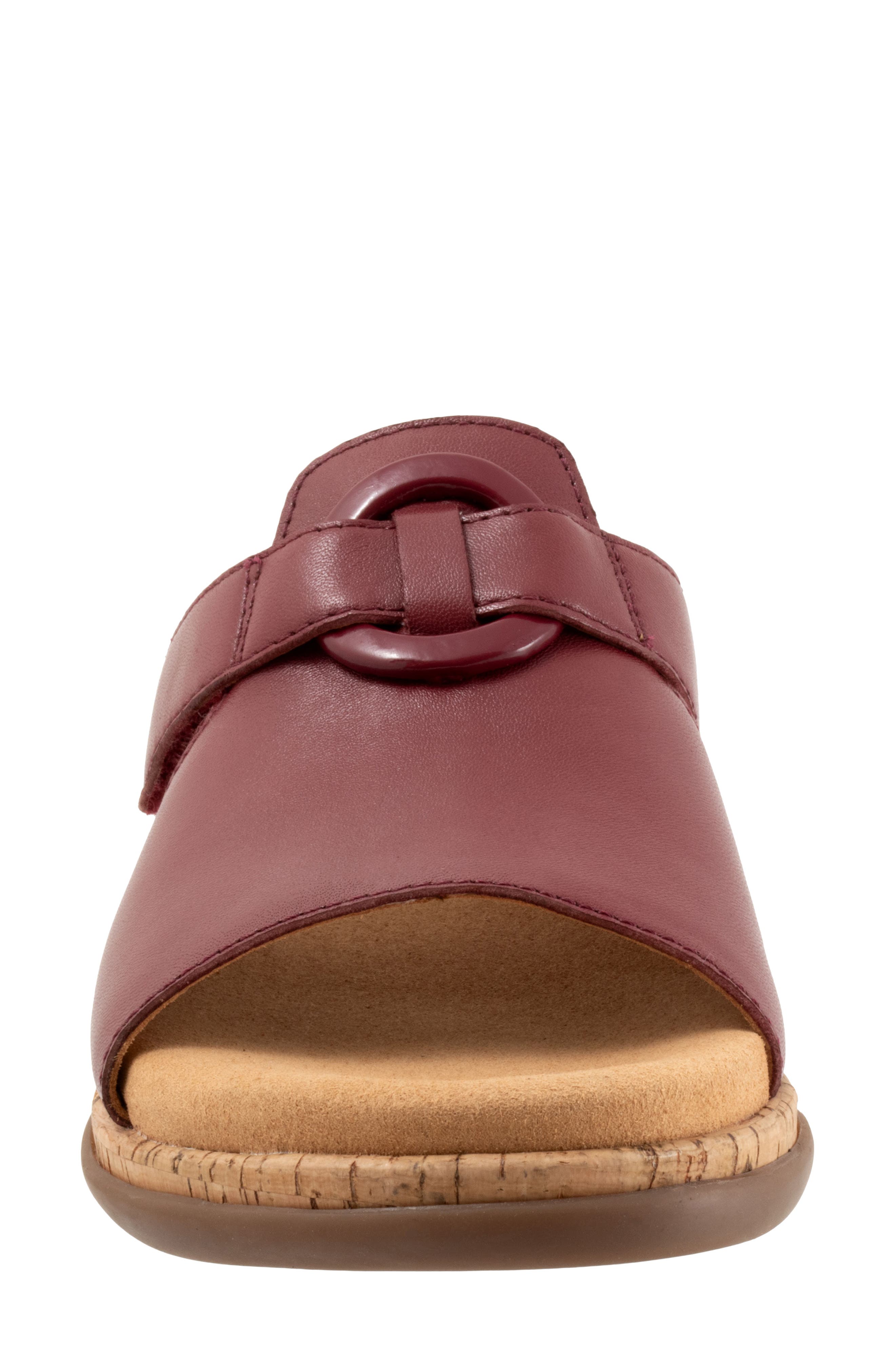 Ginnie Platform Wedge Slide Sandal, Alternate, color, CHERRY