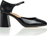 Joan Oloff Shoes Sally Leather Mary Jane Pump