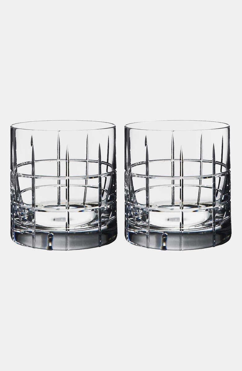 Orrefors 'Street' Double Old Fashioned Tumblers, Main, color, Clear