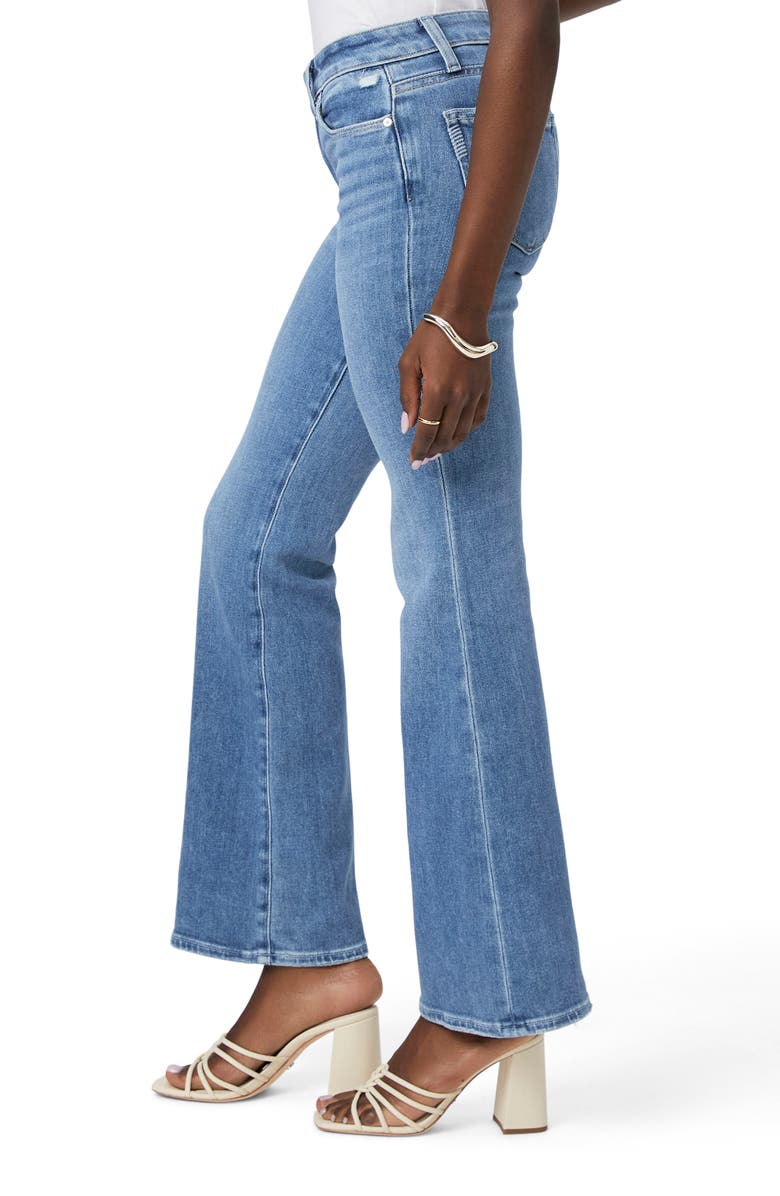 PAIGE Laurel Canyon Flare Jeans, Alternate, color, Flamenco Distressed